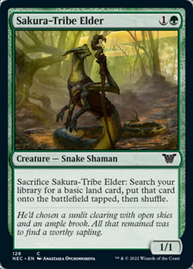 Sakura-Tribe Elder [Kamigawa: Neon Dynasty Commander] MTG Single Magic: The Gathering  | Multizone: Comics And Games
