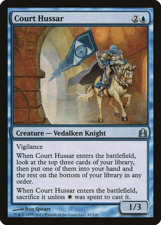 Court Hussar [Commander 2011] MTG Single Magic: The Gathering  | Multizone: Comics And Games