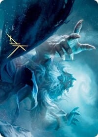 Cyclone Summoner Art Card (Gold-Stamped Signature) [Kaldheim: Art Series] MTG Single Magic: The Gathering  | Multizone: Comics And Games