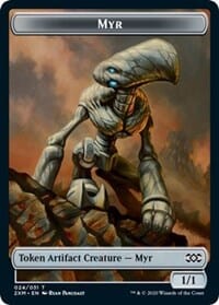 Myr (024) // Thopter (008) Double-sided Token [Double Masters Tokens] MTG Single Magic: The Gathering  | Multizone: Comics And Games
