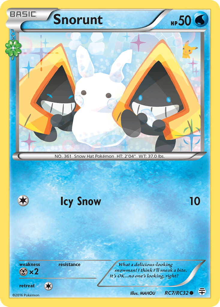 Snorunt (RC7/RC32) [XY: Generations] Pokemon Single Pokémon  | Multizone: Comics And Games