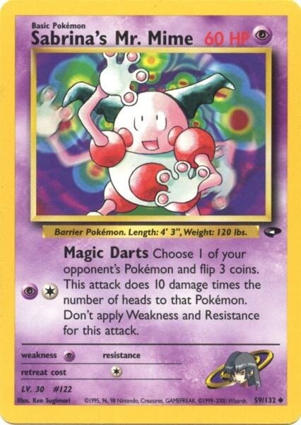 Sabrina's Mr. Mime (59/132) [Gym Challenge Unlimited] Pokemon Single Pokémon  | Multizone: Comics And Games