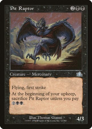 Pit Raptor [Prophecy] MTG Single Magic: The Gathering  | Multizone: Comics And Games