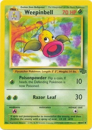 Weepinbell (48/64) [Jungle Unlimited] Pokemon Single Pokémon  | Multizone: Comics And Games