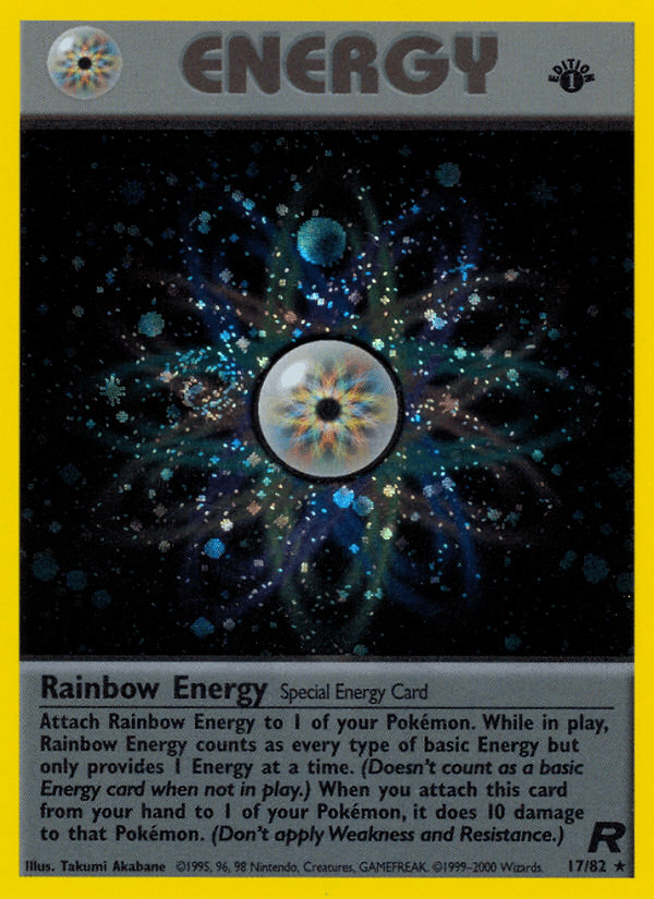Rainbow Energy (17/82) [Team Rocket 1st Edition] Pokemon Single Pokémon  | Multizone: Comics And Games