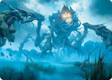 Creeping Inn Art Card [Innistrad: Midnight Hunt Art Series] MTG Single Magic: The Gathering  | Multizone: Comics And Games