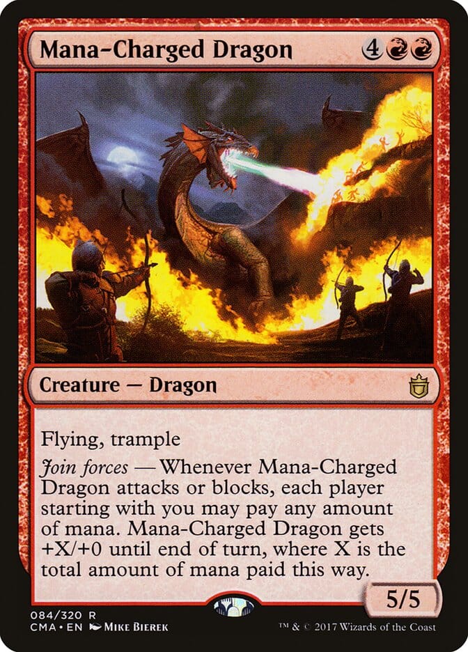 Mana-Charged Dragon [Commander Anthology] MTG Single Magic: The Gathering  | Multizone: Comics And Games