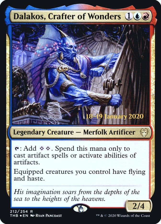 Dalakos, Crafter of Wonders [Theros Beyond Death Prerelease Promos] MTG Single Magic: The Gathering  | Multizone: Comics And Games