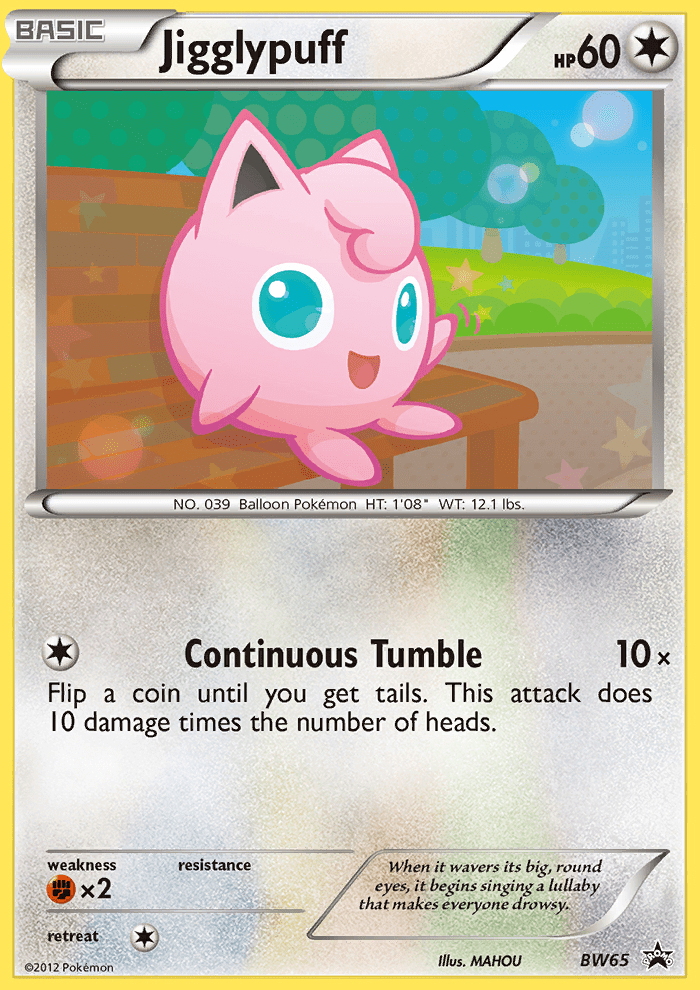 Jigglypuff (BW65) [Black & White: Black Star Promos] Pokemon Single Pokémon  | Multizone: Comics And Games