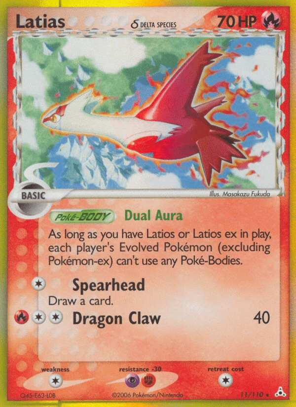 Latias (11/110) (Delta Species) [EX: Holon Phantoms] Pokemon Single Pokémon  | Multizone: Comics And Games