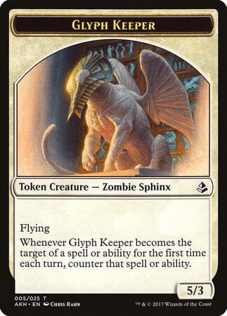 Glyph Keeper Token [Amonkhet Tokens] MTG Single Magic: The Gathering  | Multizone: Comics And Games