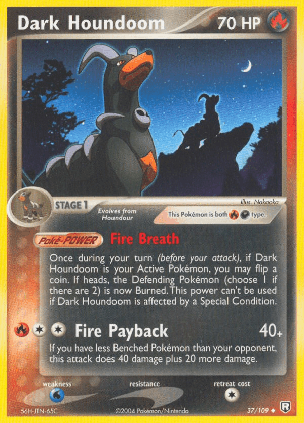 Dark Houndoom (37/109) [EX: Team Rocket Returns] Pokemon Single Pokémon  | Multizone: Comics And Games