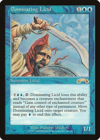 Dominating Licid [Exodus] MTG Single Magic: The Gathering  | Multizone: Comics And Games