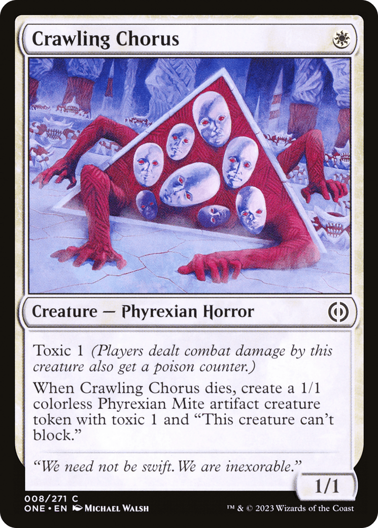 Crawling Chorus [Phyrexia: All Will Be One] MTG Single Magic: The Gathering  | Multizone: Comics And Games