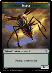 Clue // Insect (0017) Double-Sided Token [Murders at Karlov Manor Commander Tokens] MTG Single Magic: The Gathering  | Multizone: Comics And Games
