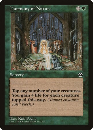 Harmony of Nature [Portal Second Age] MTG Single Magic: The Gathering  | Multizone: Comics And Games