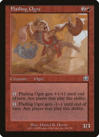 Flailing Ogre [Mercadian Masques] MTG Single Magic: The Gathering  | Multizone: Comics And Games