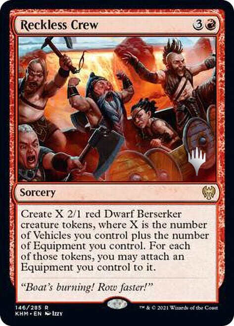 Reckless Crew [Kaldheim Promo Pack] MTG Single Magic: The Gathering  | Multizone: Comics And Games