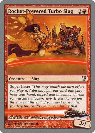Rocket-Powered Turbo Slug [Unhinged] MTG Single Magic: The Gathering  | Multizone: Comics And Games