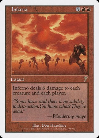 Inferno [Seventh Edition] MTG Single Magic: The Gathering  | Multizone: Comics And Games