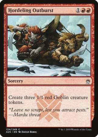 Hordeling Outburst [Masters 25] MTG Single Magic: The Gathering  | Multizone: Comics And Games