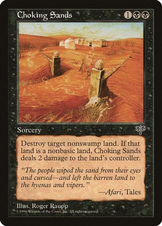 Choking Sands [Mirage] MTG Single Magic: The Gathering  | Multizone: Comics And Games