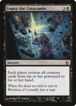 Empty the Catacombs [Ravnica: City of Guilds] MTG Single Magic: The Gathering  | Multizone: Comics And Games