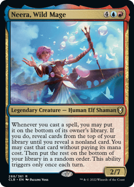 Neera, Wild Mage [Commander Legends: Battle for Baldur's Gate] MTG Single Magic: The Gathering  | Multizone: Comics And Games