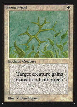 Green Ward (CE) [Collectors’ Edition] MTG Single Magic: The Gathering  | Multizone: Comics And Games