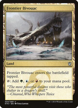 Frontier Bivouac [Khans of Tarkir] MTG Single Magic: The Gathering  | Multizone: Comics And Games