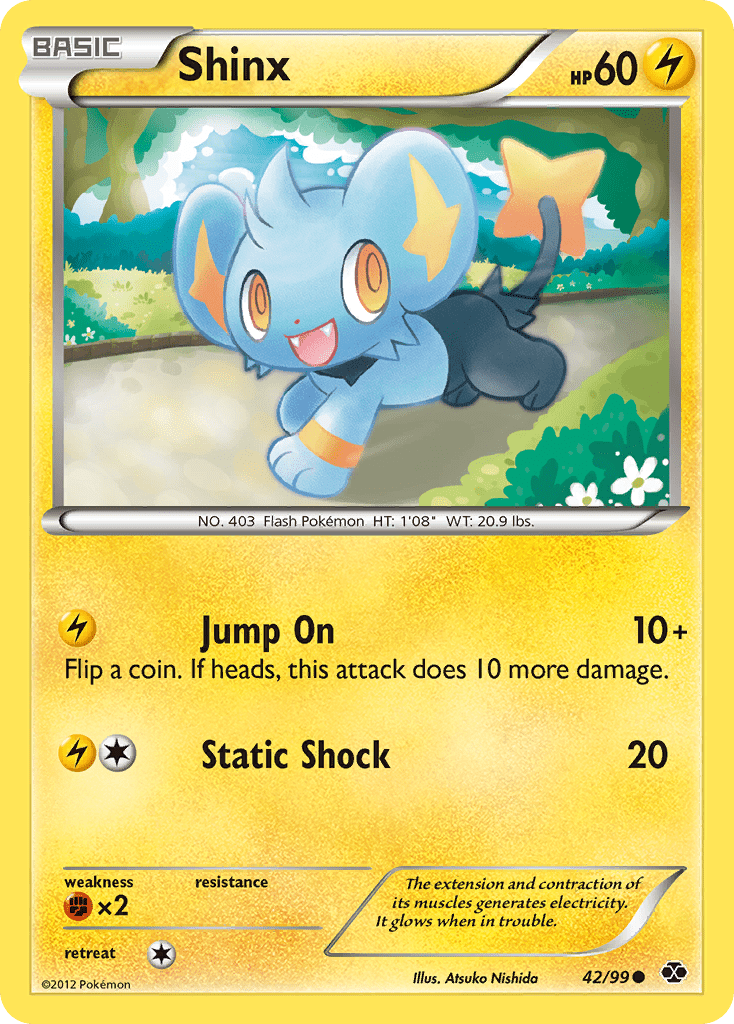 Shinx (42/99) [Black & White: Next Destinies] Pokemon Single Pokémon  | Multizone: Comics And Games