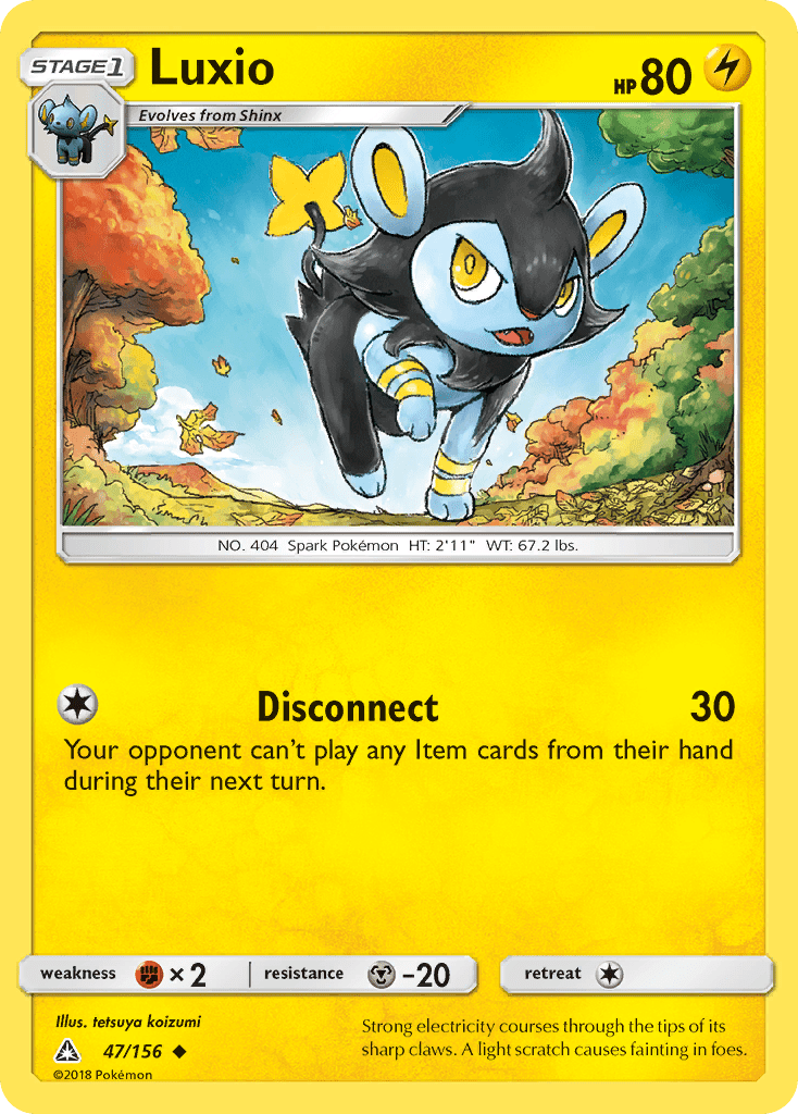 Luxio (47/156) [Sun & Moon: Ultra Prism] Pokemon Single Pokémon  | Multizone: Comics And Games