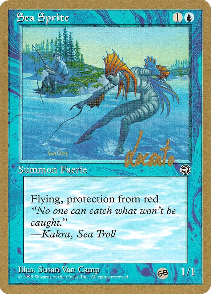 Sea Sprite (Michael Loconto) (SB) [Pro Tour Collector Set] MTG Single Magic: The Gathering  | Multizone: Comics And Games