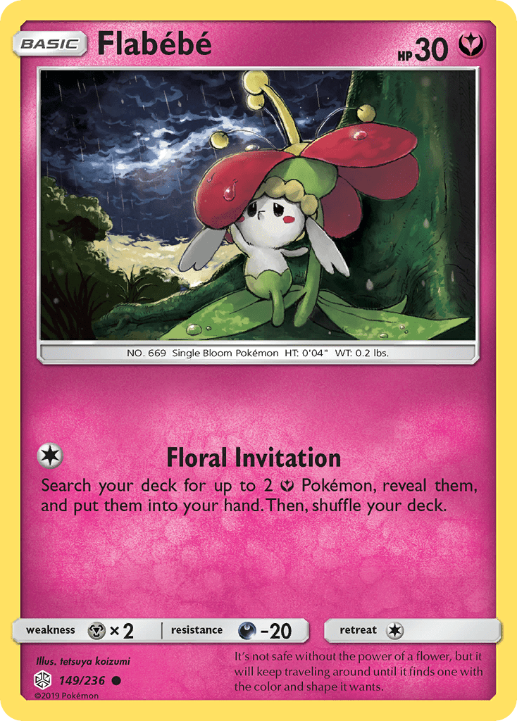 Flabebe (149/236) [Sun & Moon: Cosmic Eclipse] Pokemon Single Pokémon  | Multizone: Comics And Games