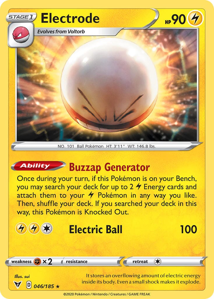 Electrode (046/185) [Sword & Shield: Vivid Voltage] Pokemon Single Pokémon  | Multizone: Comics And Games