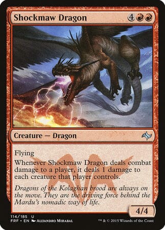 Shockmaw Dragon [Fate Reforged] MTG Single Magic: The Gathering  | Multizone: Comics And Games