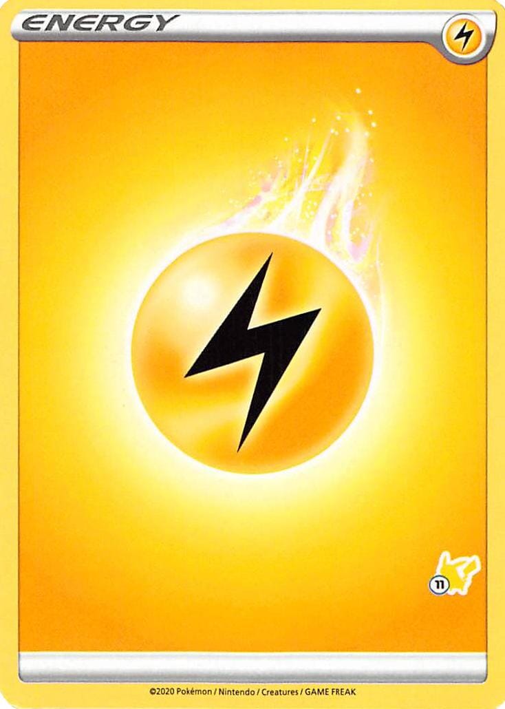 Lightning Energy (Pikachu Stamp #11) [Battle Academy 2022] Pokemon Single Pokémon  | Multizone: Comics And Games
