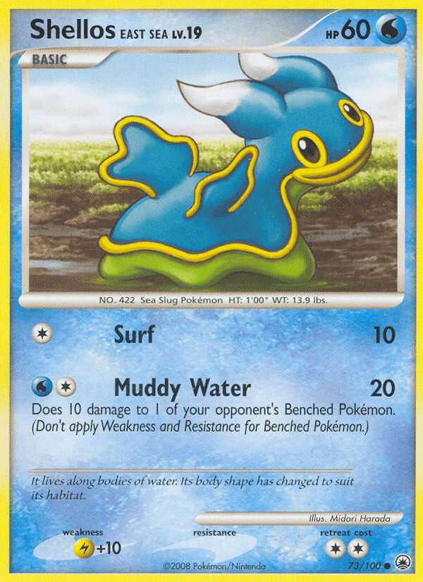 Shellos East Sea (73/100) [Diamond & Pearl: Majestic Dawn] Pokemon Single Pokémon  | Multizone: Comics And Games
