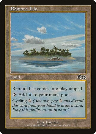 Remote Isle [Urza's Saga] MTG Single Magic: The Gathering  | Multizone: Comics And Games
