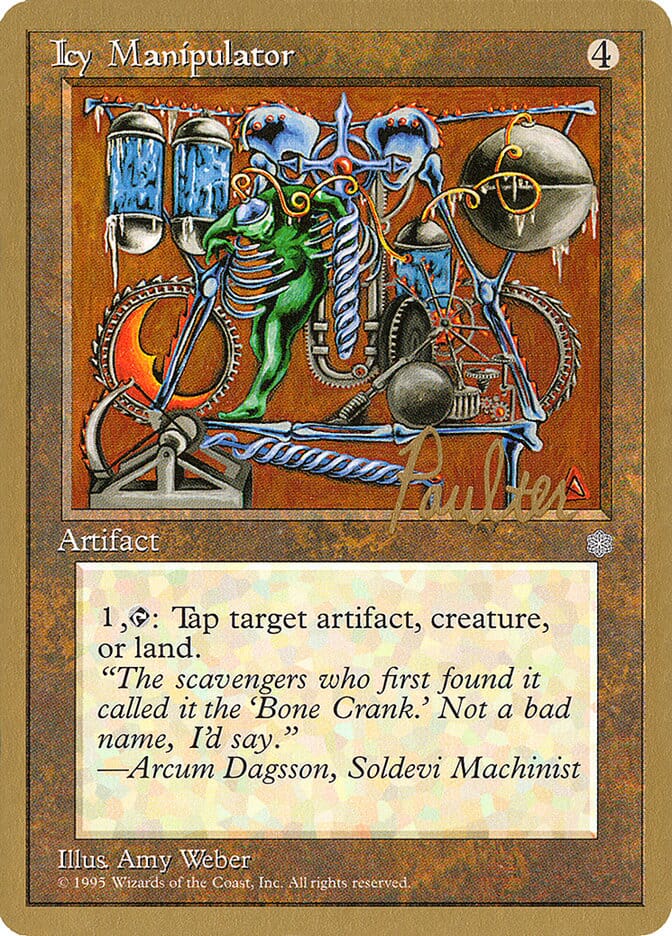 Icy Manipulator (Preston Poulter) [Pro Tour Collector Set] MTG Single Magic: The Gathering  | Multizone: Comics And Games