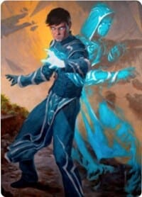 Jace, Mirror Mage 1 Art Card [Zendikar Rising Art Series] MTG Single Magic: The Gathering  | Multizone: Comics And Games