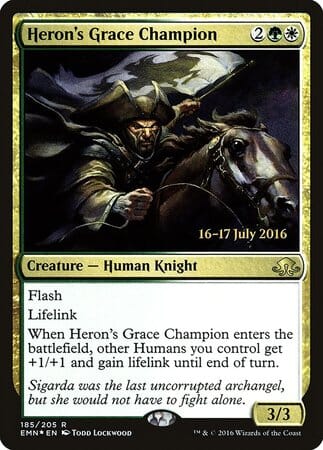 Heron's Grace Champion [Eldritch Moon Promos] MTG Single Magic: The Gathering  | Multizone: Comics And Games