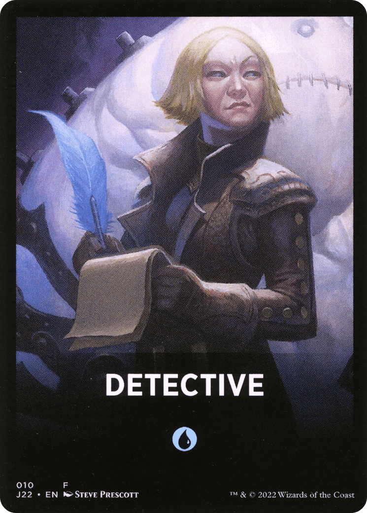 Detective Theme Card [Jumpstart 2022 Front Cards] MTG Single Magic: The Gathering  | Multizone: Comics And Games