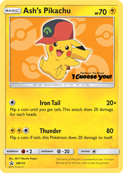 Ash's Pikachu (SM110) [Sun & Moon: Black Star Promos] Pokemon Single Pokémon  | Multizone: Comics And Games