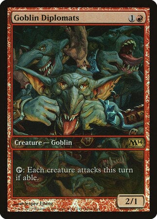 Goblin Diplomats [Magic 2014 Promos] MTG Single Magic: The Gathering  | Multizone: Comics And Games