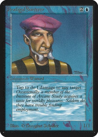 Prodigal Sorcerer [Limited Edition Alpha] MTG Single Magic: The Gathering  | Multizone: Comics And Games