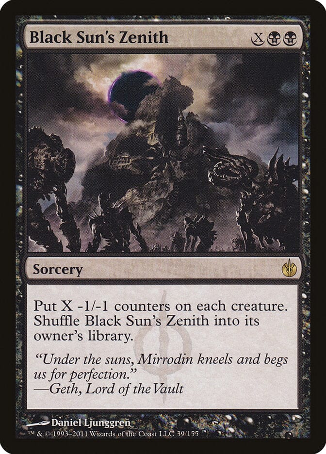 Black Sun's Zenith [Mirrodin Besieged] MTG Single Magic: The Gathering  | Multizone: Comics And Games