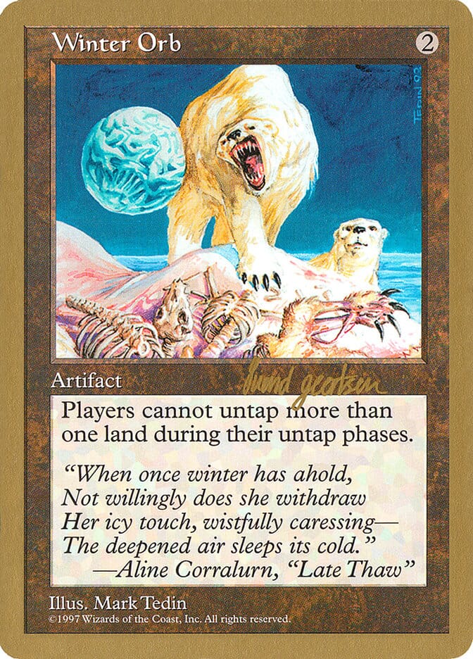 Winter Orb (Svend Geertsen) [World Championship Decks 1997] MTG Single Magic: The Gathering  | Multizone: Comics And Games