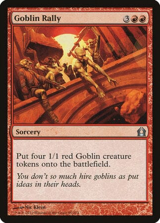 Goblin Rally [Return to Ravnica] MTG Single Magic: The Gathering  | Multizone: Comics And Games