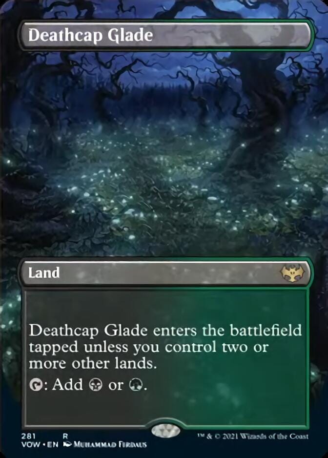 Deathcap Glade (Borderless) [Innistrad: Crimson Vow] MTG Single Magic: The Gathering  | Multizone: Comics And Games